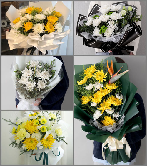 广东清远市佛冈县石角镇山湖村白事花束代送